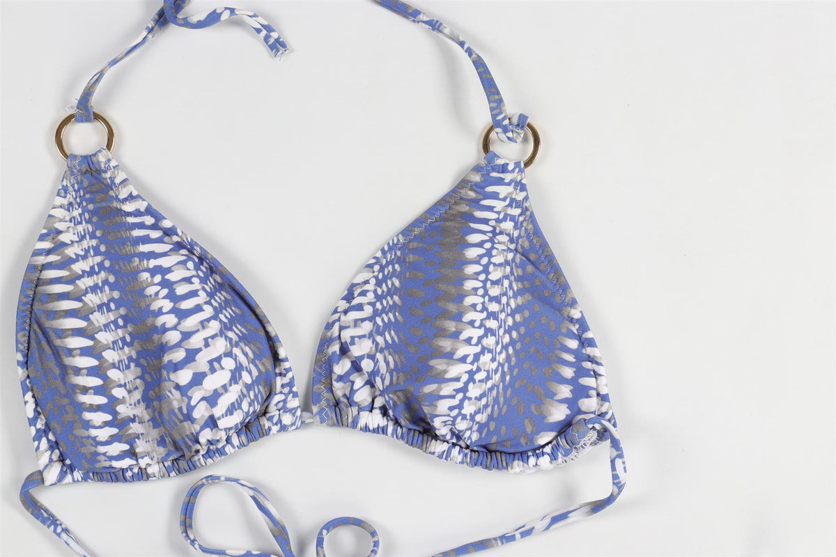 MELISSA ODABASH BLUE BIKINI UK 10-14