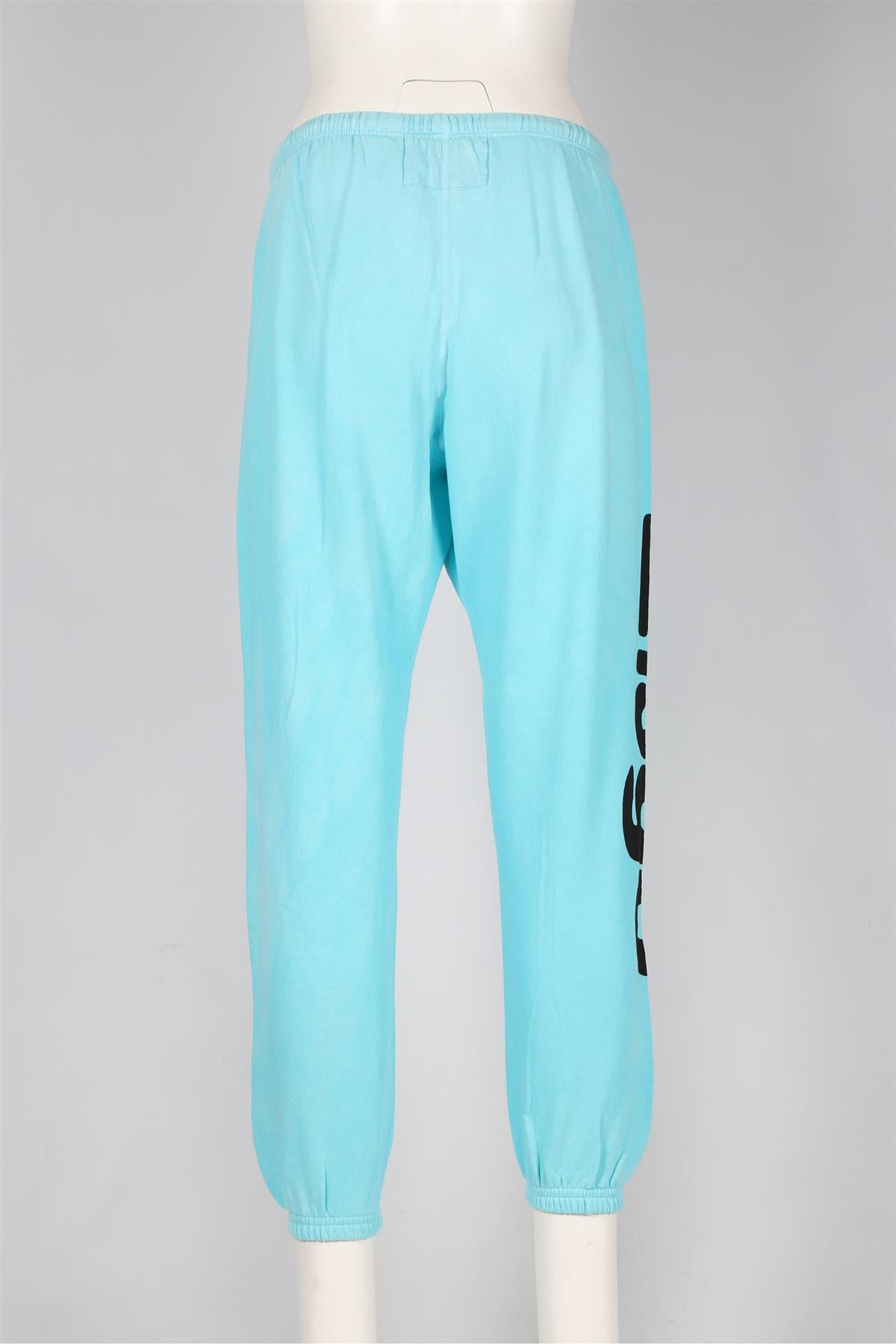 FREE CITY BLUE COTTON TRACK PANTS SMALL