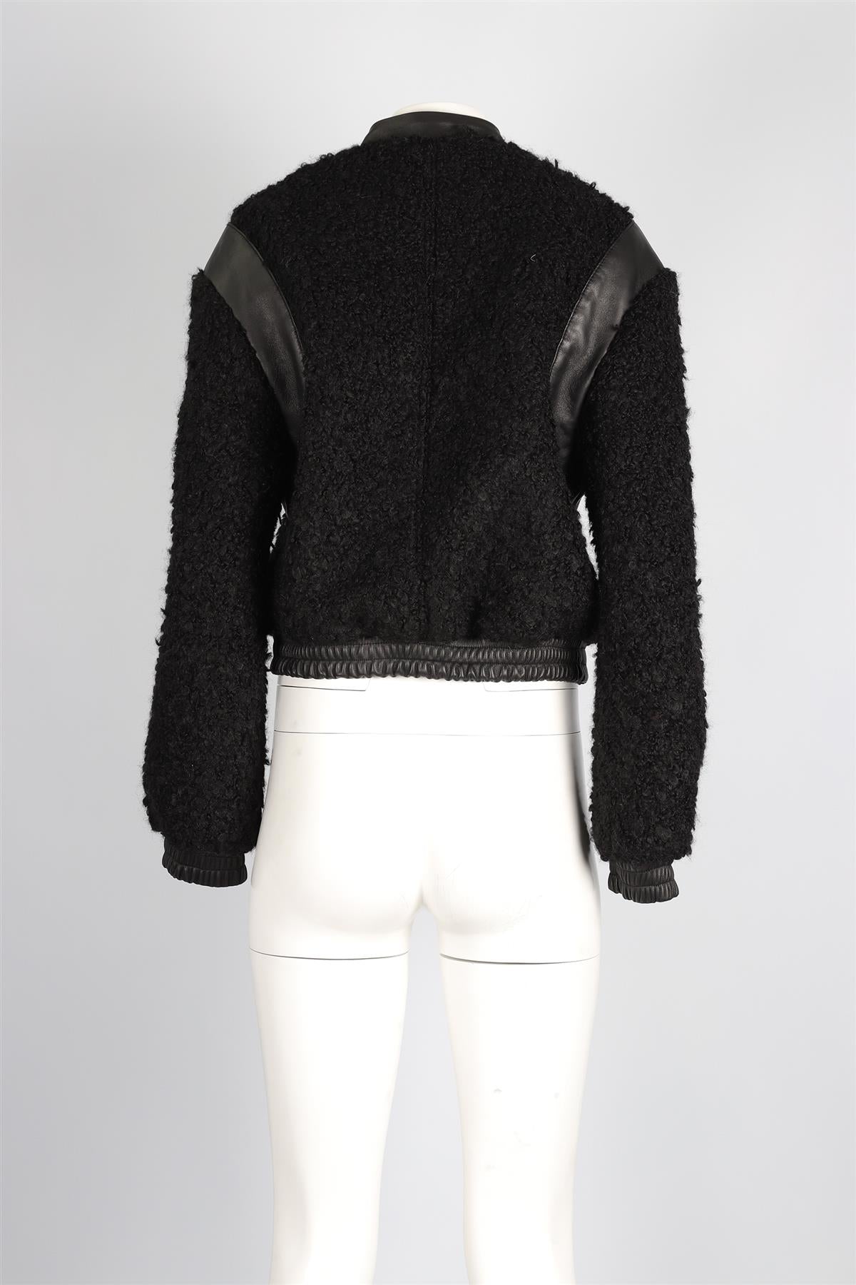JANE AND TASH BLACK WOOL JACKET SMALL-MEDIUM