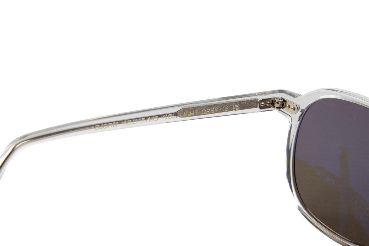 MOSCOT GREY BJORN ACETATE SUNGLASSES