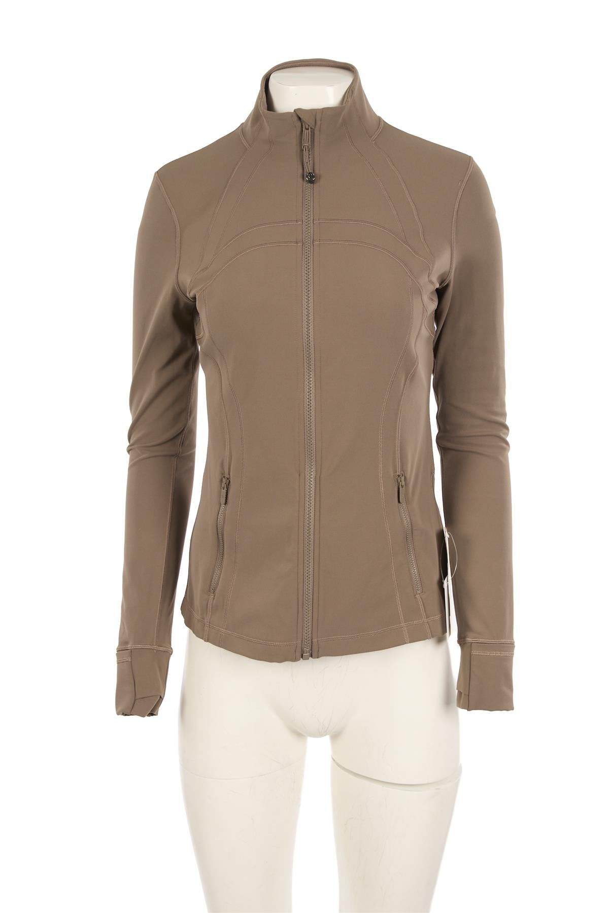 LULULEMON GREEN JERSEY JACKET UK 12 US 8