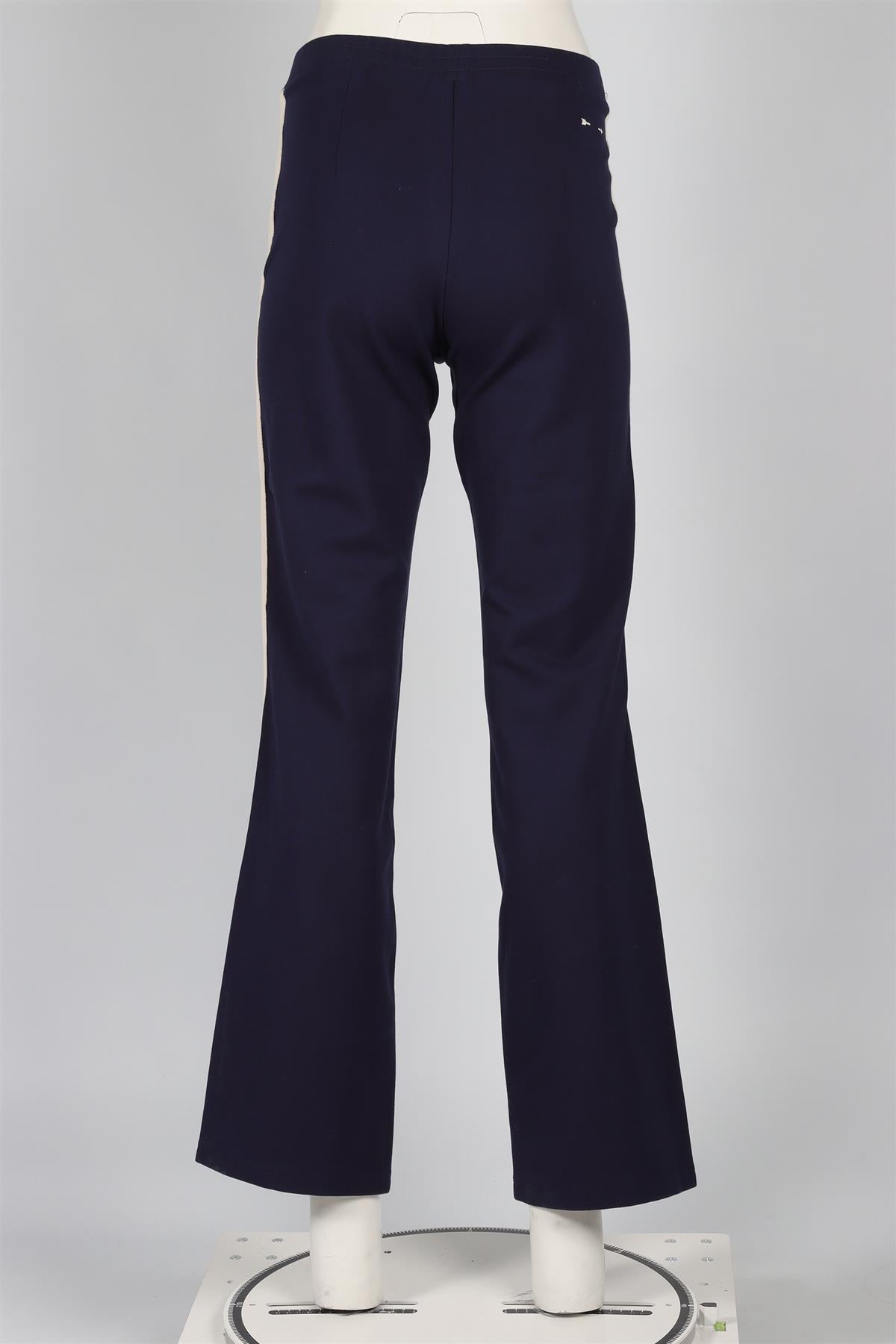 THE UPSIDE NAVY JERSEY STRAIGHT LEG PANTS XSMALL