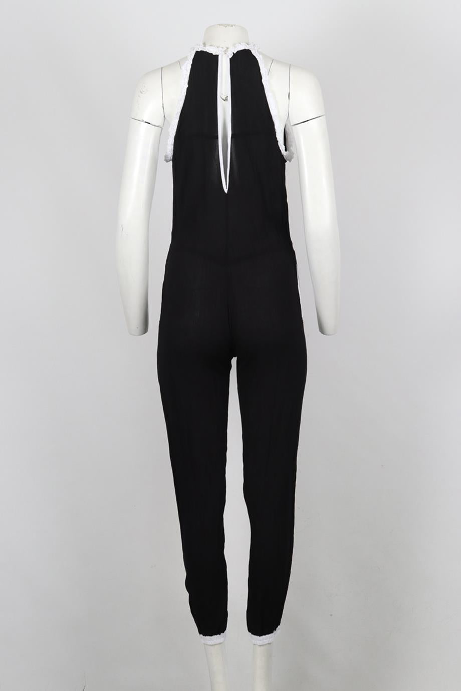 POUPETTE ST BARTH VOILE JUMPSUIT UK 8