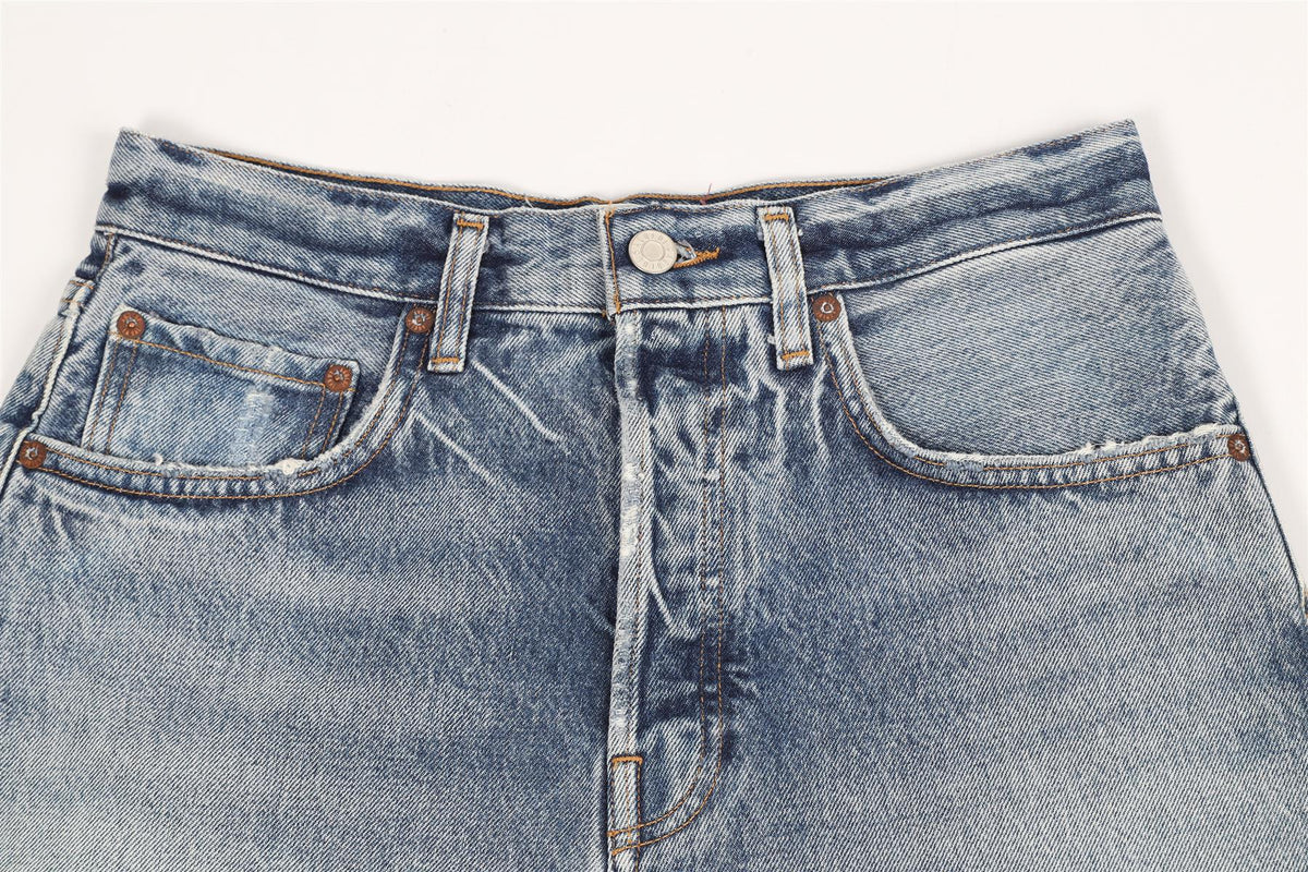 AGOLDE HIGH RISE DENIM SHORTS W27 UK 8-10