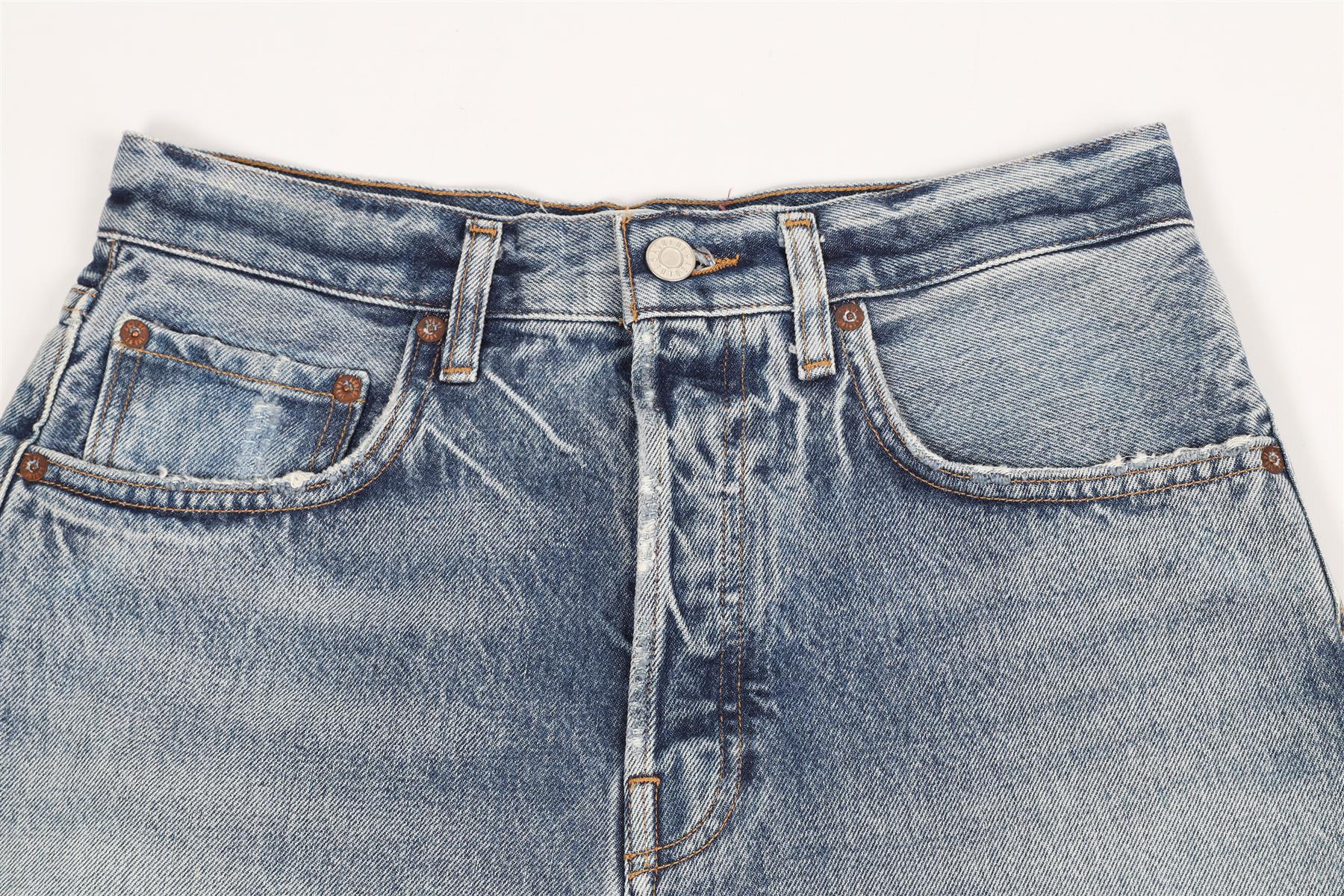 AGOLDE HIGH RISE DENIM SHORTS W27 UK 8-10