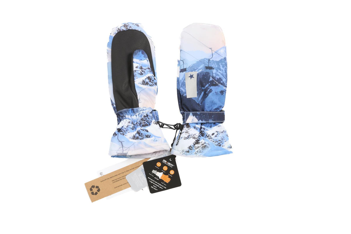 MOLO BLUE KIDS GIRLS SKI MITTENS 9-12 YEARS