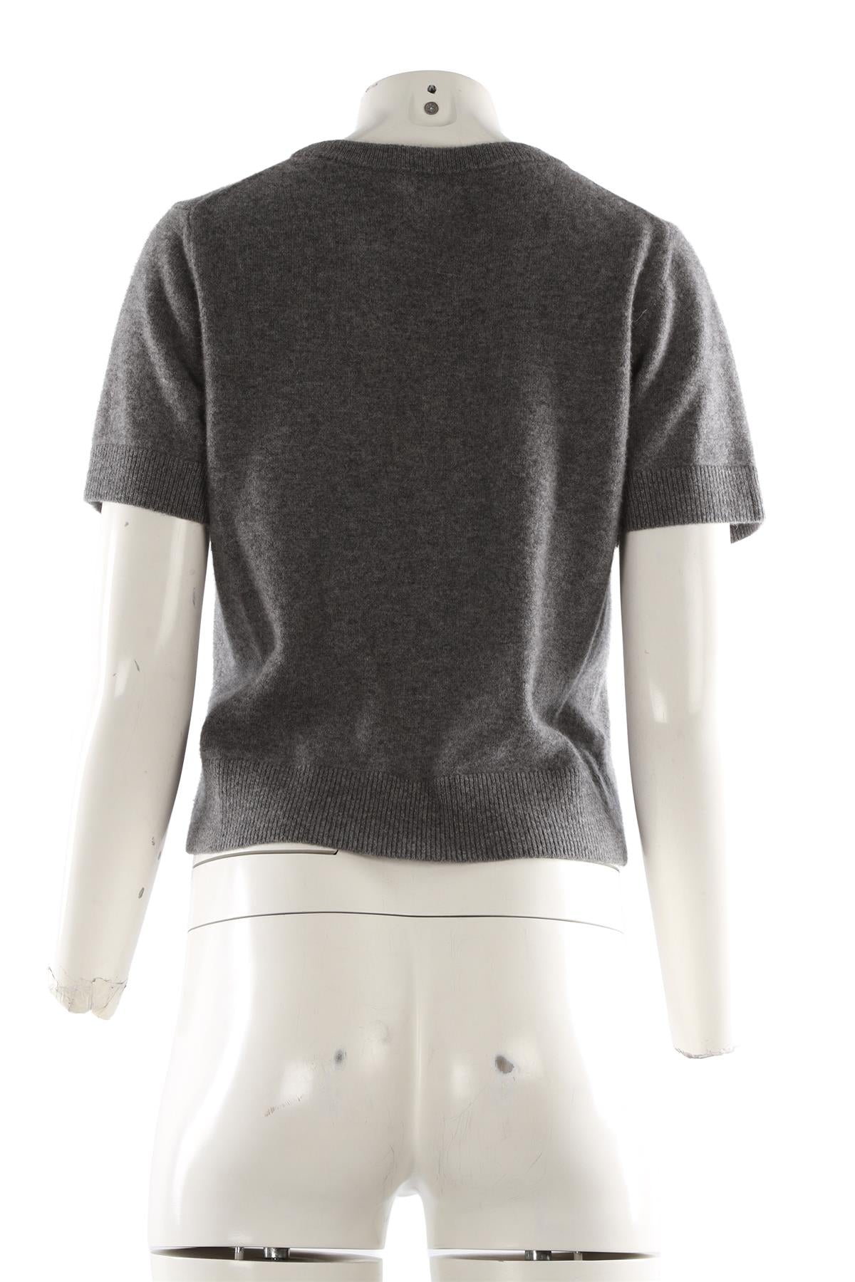GREY CASHMERE SWEATER