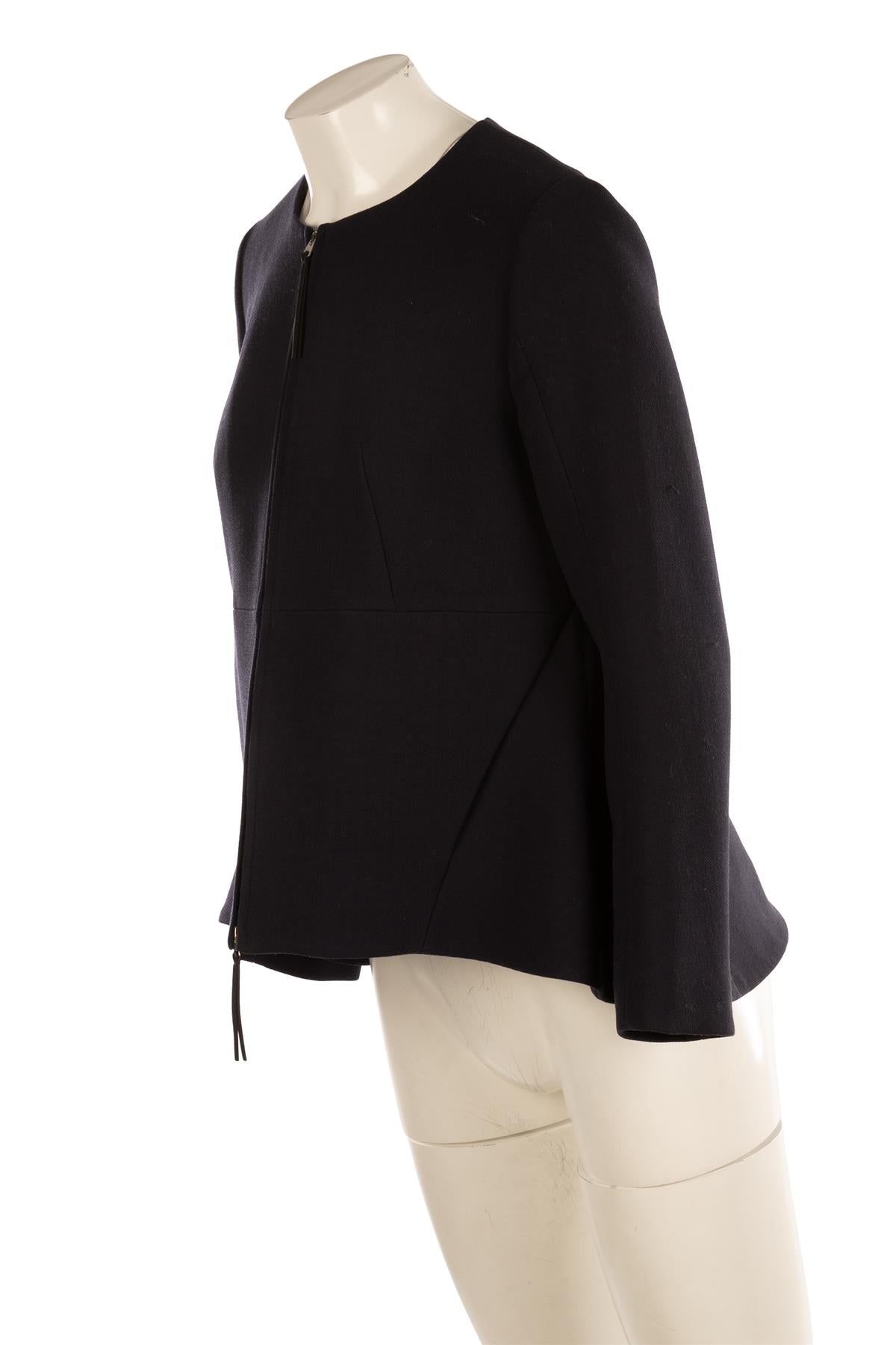 MARNI NAVY WOOL JACKET IT 42 UK 10