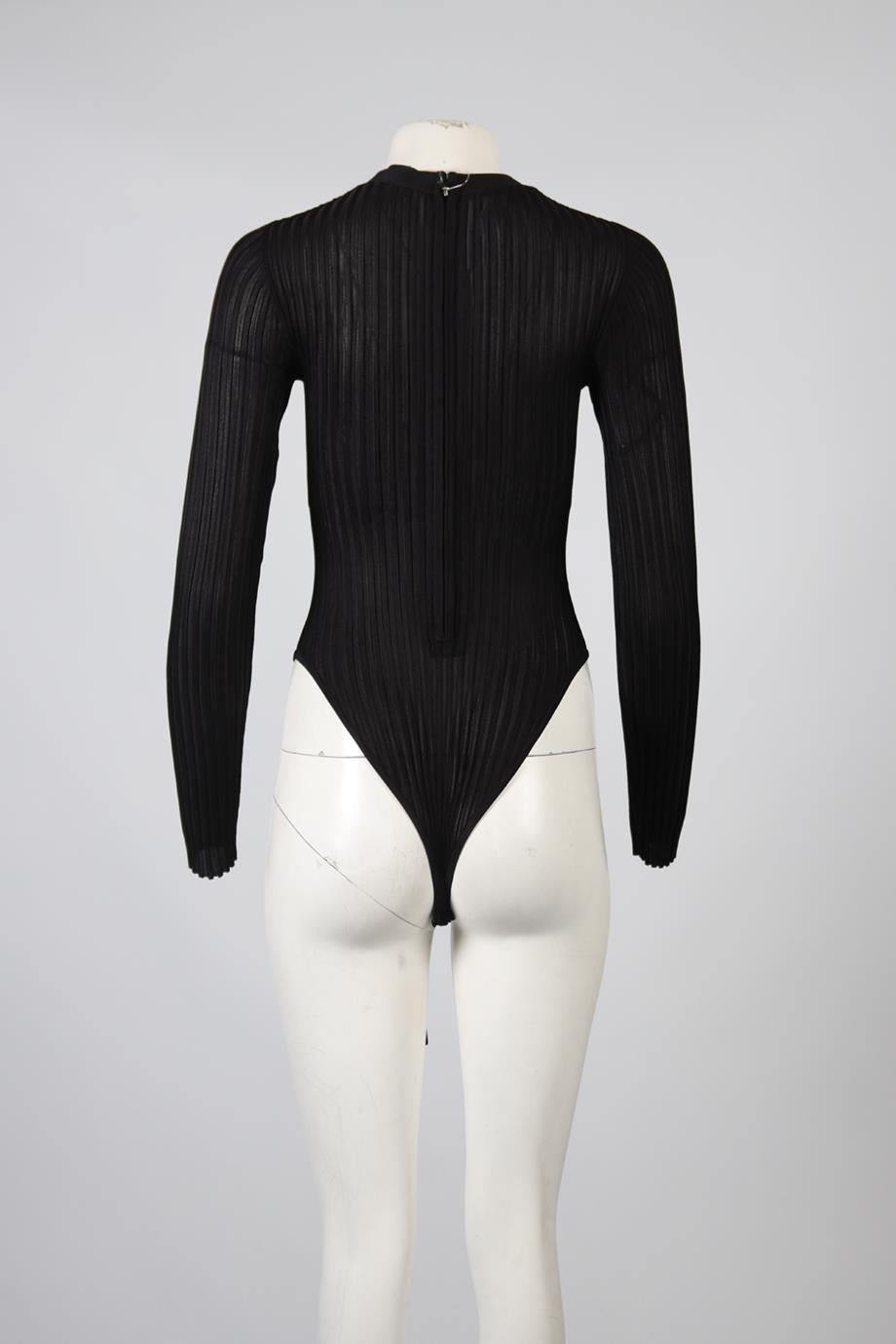 DAVID KOMA RIBBED KNIT BODYSUIT SMALL