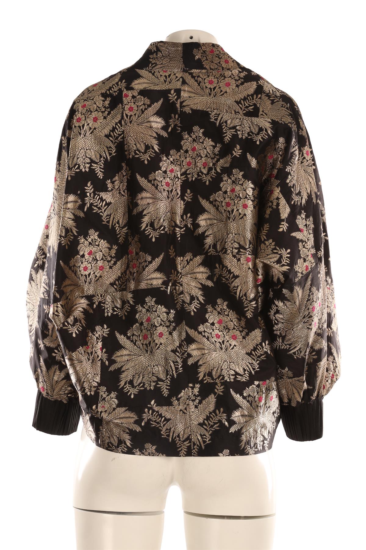 RAW MANGO BLACK SILK JACKET ONE SIZE