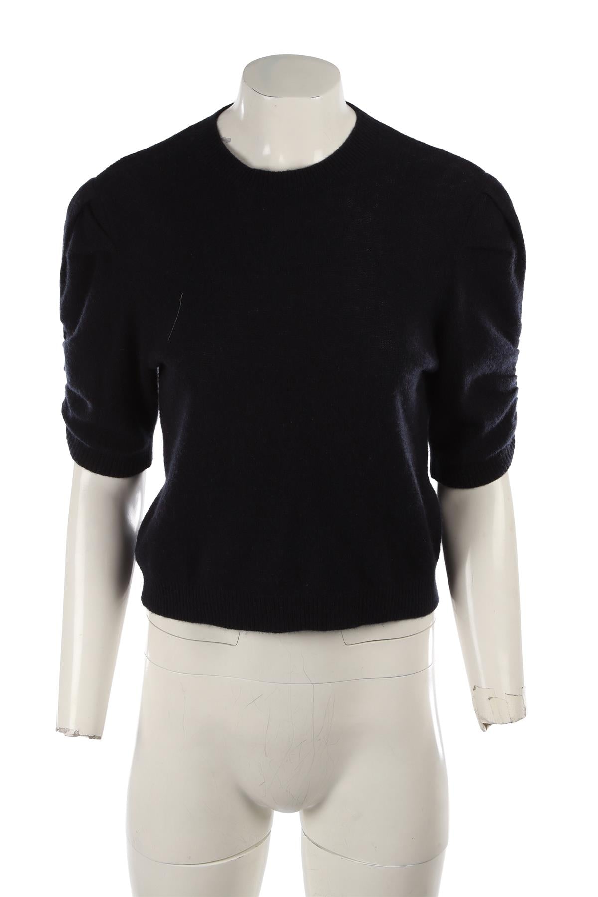 NAVY CASHMERE SWEATER