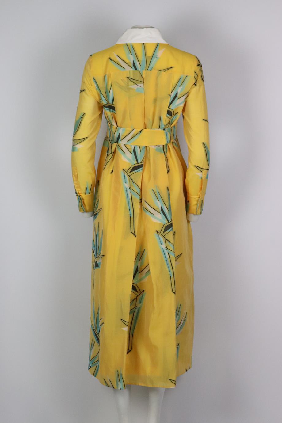 FENDI JACQUARD COTTON BLEND MIDI DRESS IT 40 UK 8