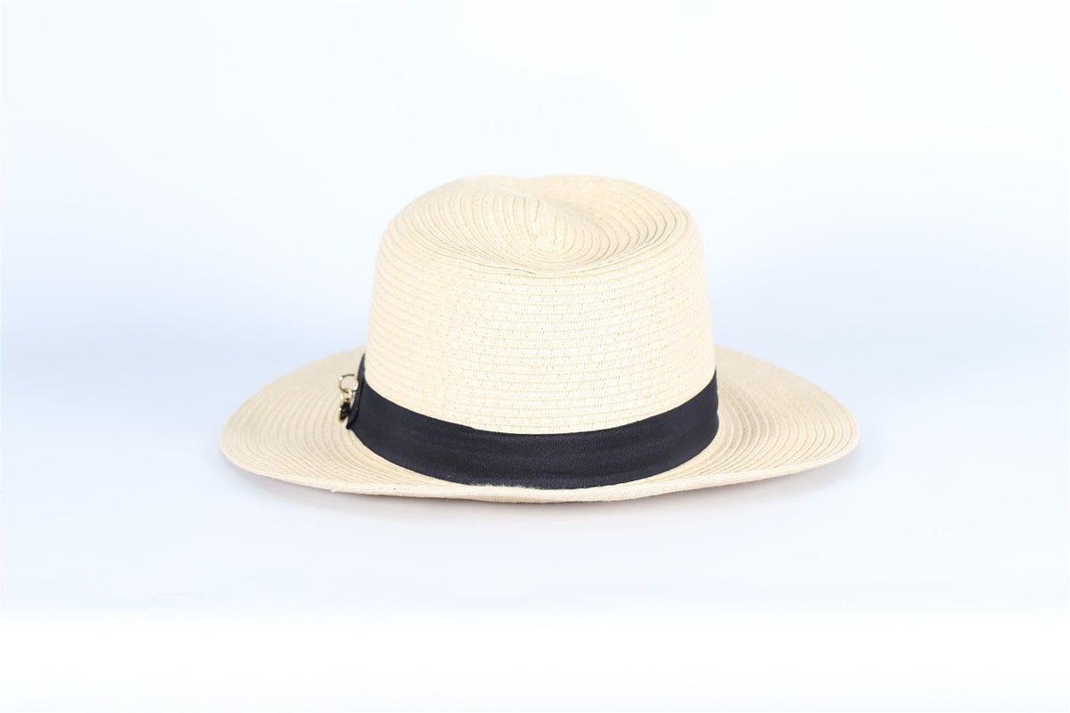MELISSA ODABASH STRAW HAT ONE SIZE