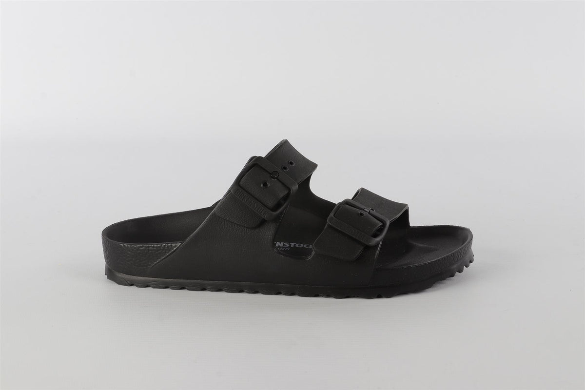 BIRKENSTOCK BLACK RUBBER SANDALS EU 38 UK 5 US 8