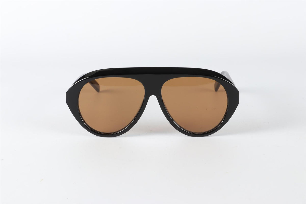 PAST MIDNIGHT BLACK ACETATE SUNGLASES