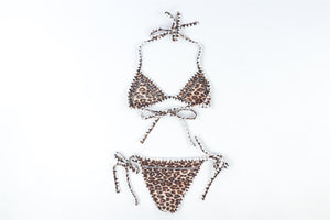 SAME SWIM BROWN BIKINI MEDIUM