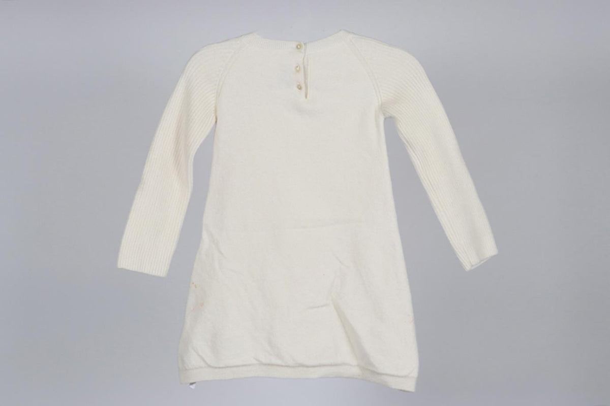 CHRISTIAN DIOR BABY GIRLS WOOL BLEND DRESS 36 MONTHS