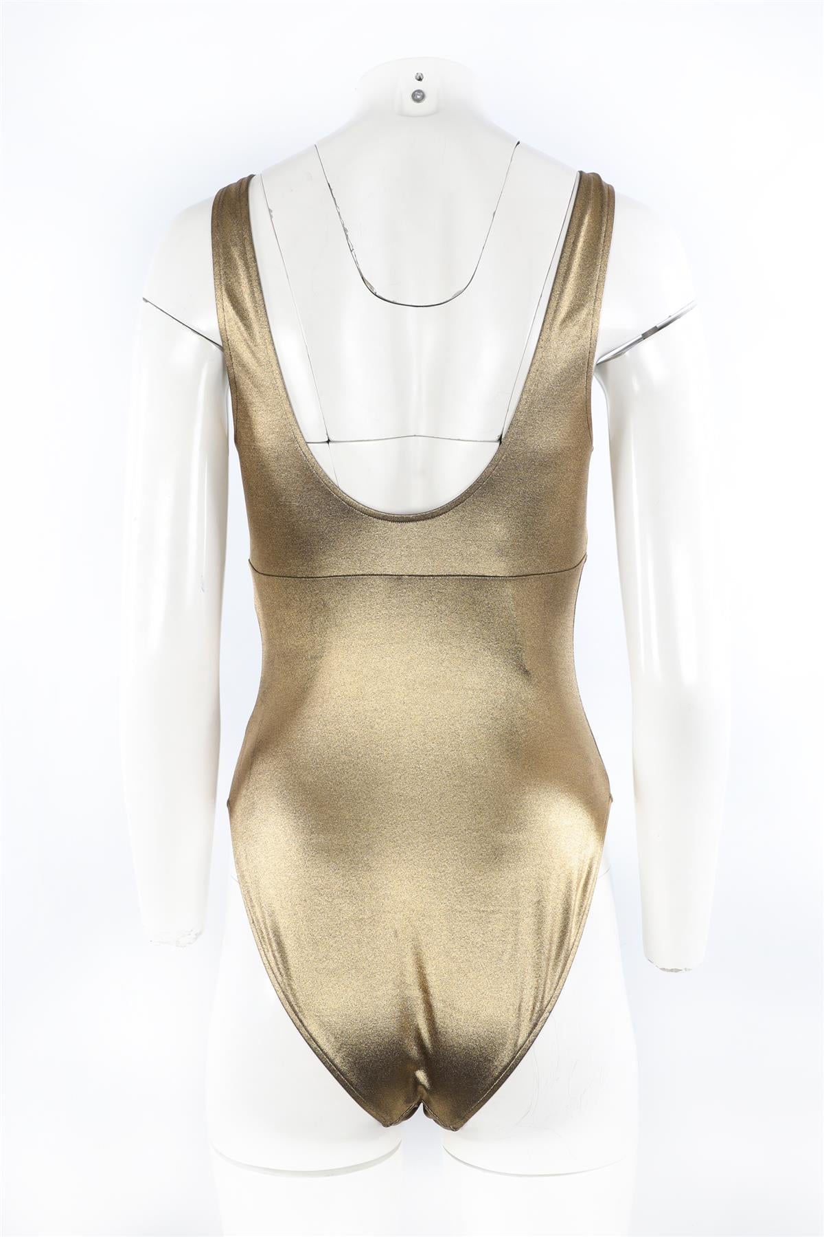 CHANEL GOLD 2024 SWIMSUIT FR 42 UK 14