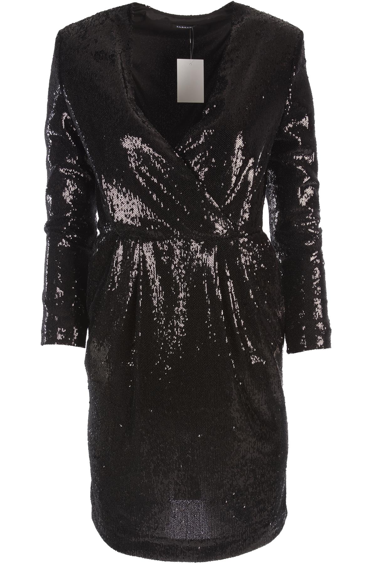 P.A.R.O.S.H BLACK SEQUIN MINI DRESS XSMALL