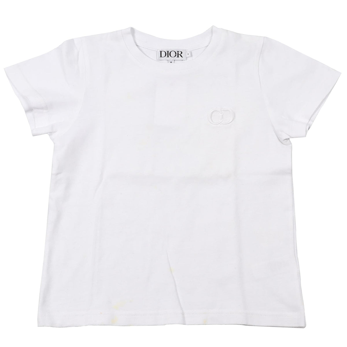CHRISTIAN DIOR WHITE KIDS BOYS T-SHIRT 6 YEARS