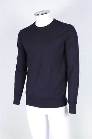 LORO PIANA NAVY MEN'S WOOL SWEATER IT 50 UK/US 40
