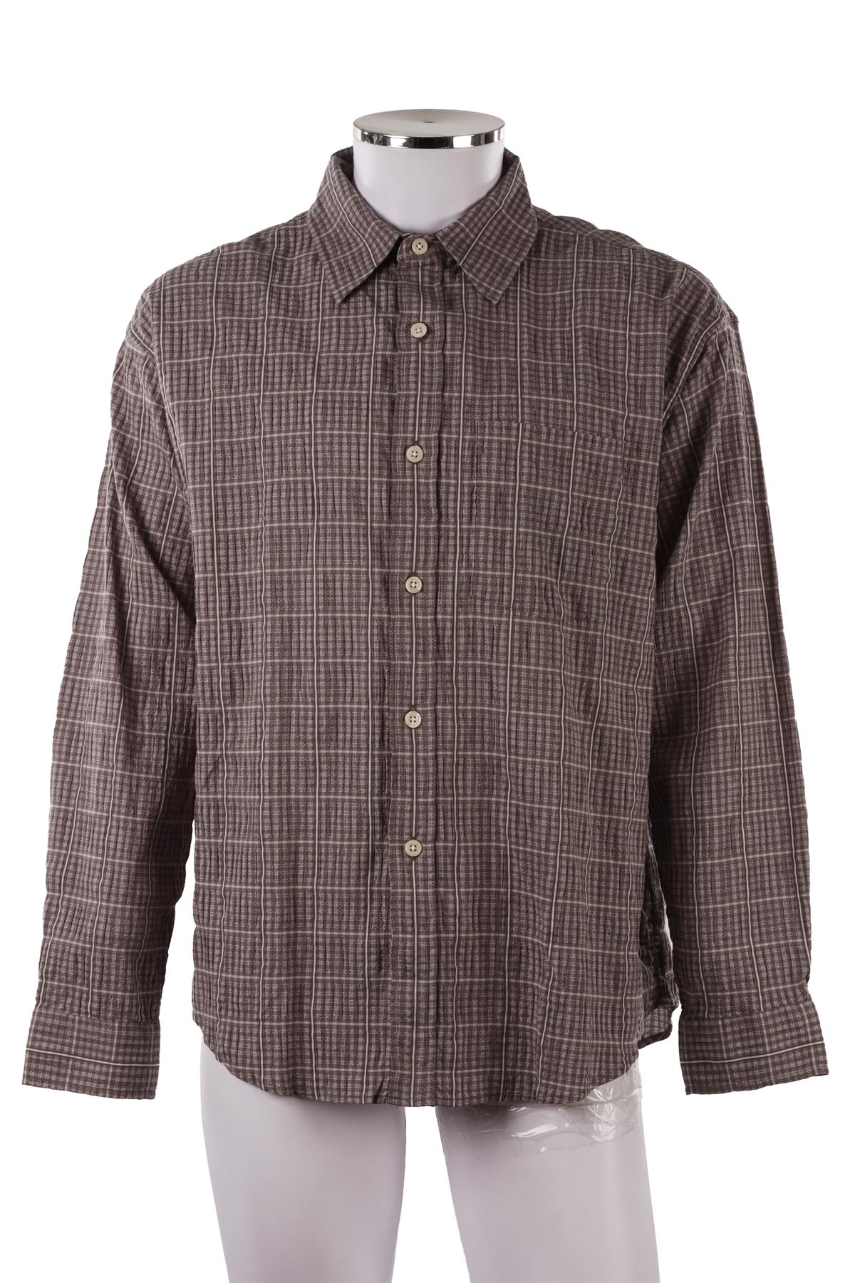 GREY MEN'S COTTON SHIRT