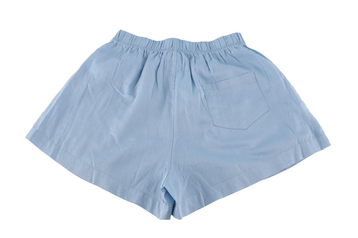LESET BLUE COTTON SHORTS XSMALL