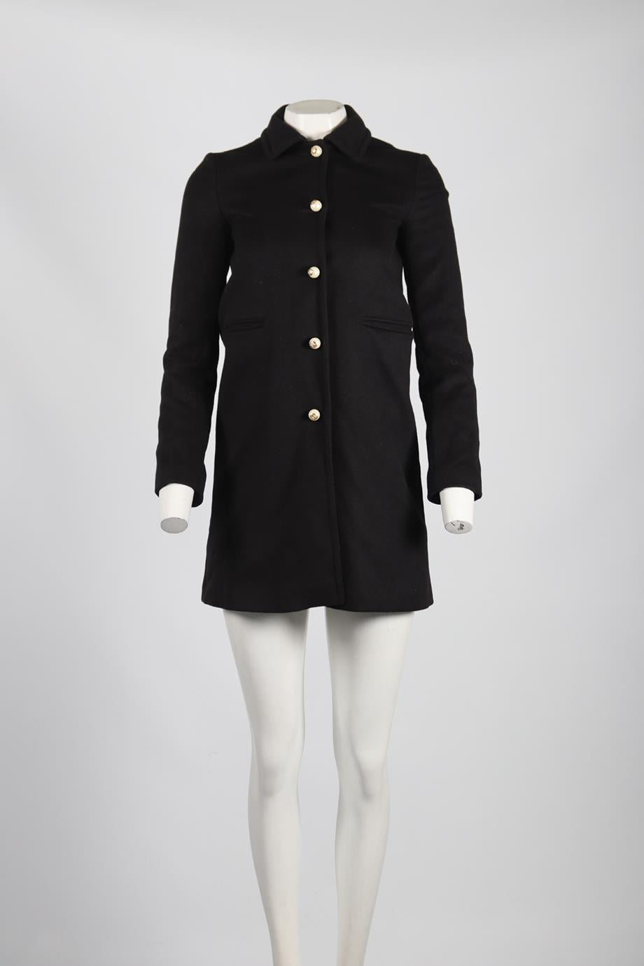 GUCCI WOOL COAT IT 36 UK 4