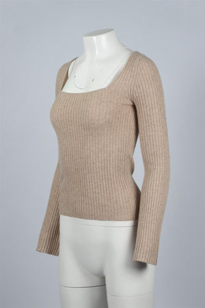 NAKED CASHMERE BEIGE CASHMERE TOP SMALL