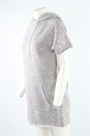 COTTON CITIZEN GREY COTTON MINI DRESS XSMALL