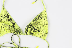 TRIANGLE YELLOW BIKINI MEDIUM-LARGE