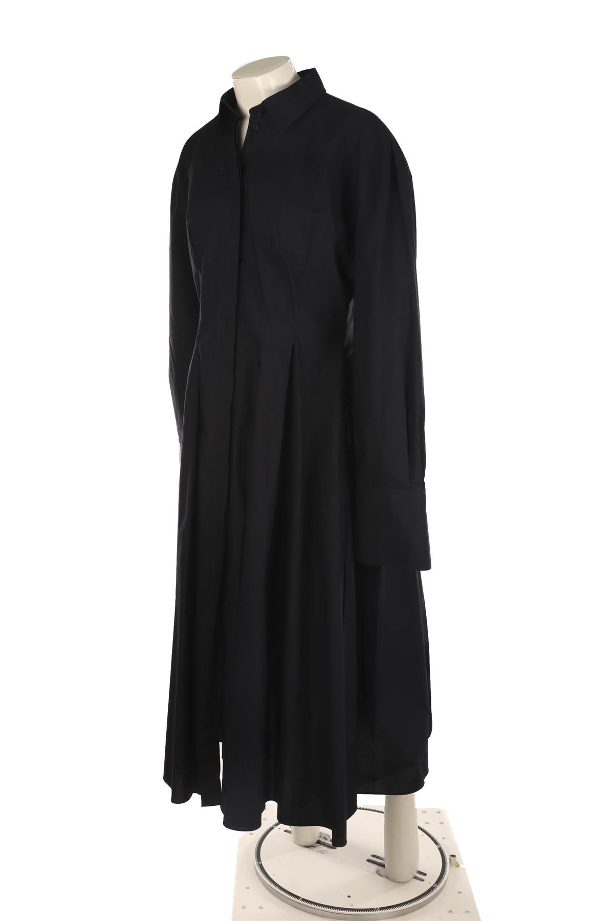SCANLAN THEODORE BLACK COTTON MAXI DRESS AU 12