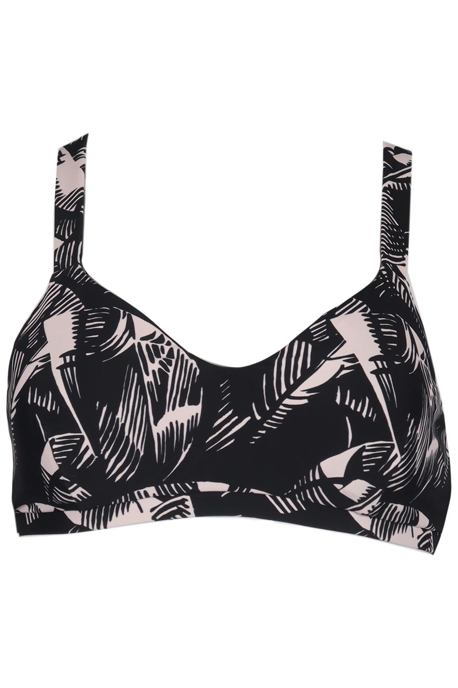 THE UPSIDE PRINTED JERSEY SPORTS BRA LARGE
