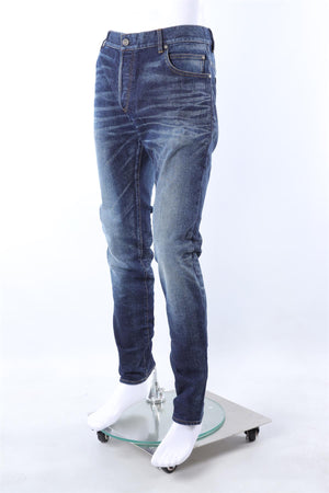 BALMAIN BLUE MEN'S SLIM FIT JEANS UK/US W34