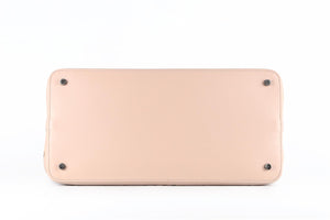 ALAÏA PINK MINA LEATHER TOTE BAG