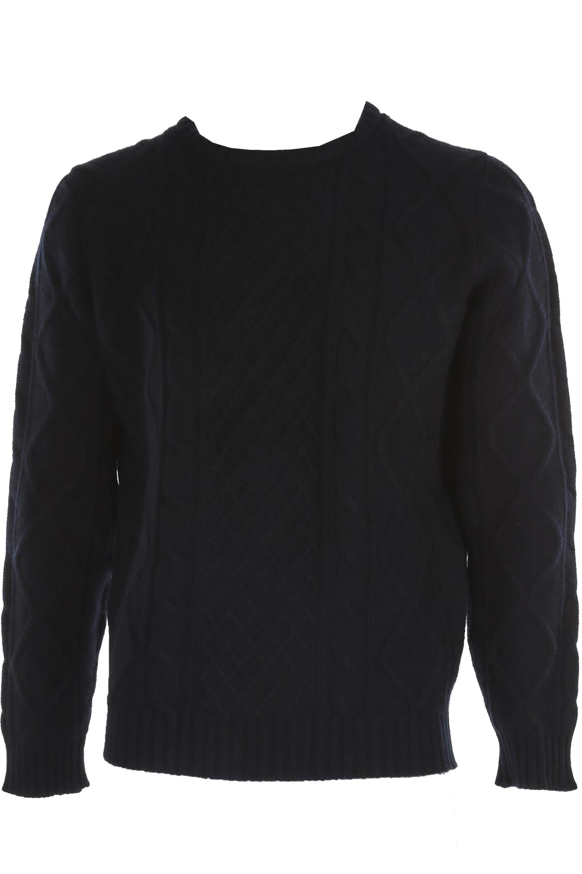 THOM SWEENEY NAVY MEN'S WOOL SWEATER MEDIUM