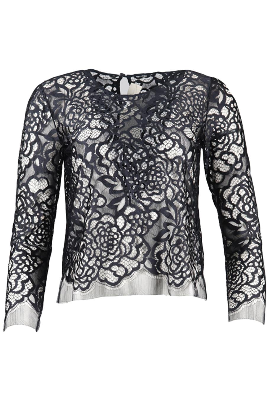 MICHELLE MASON LACE TOP US 2 UK 6