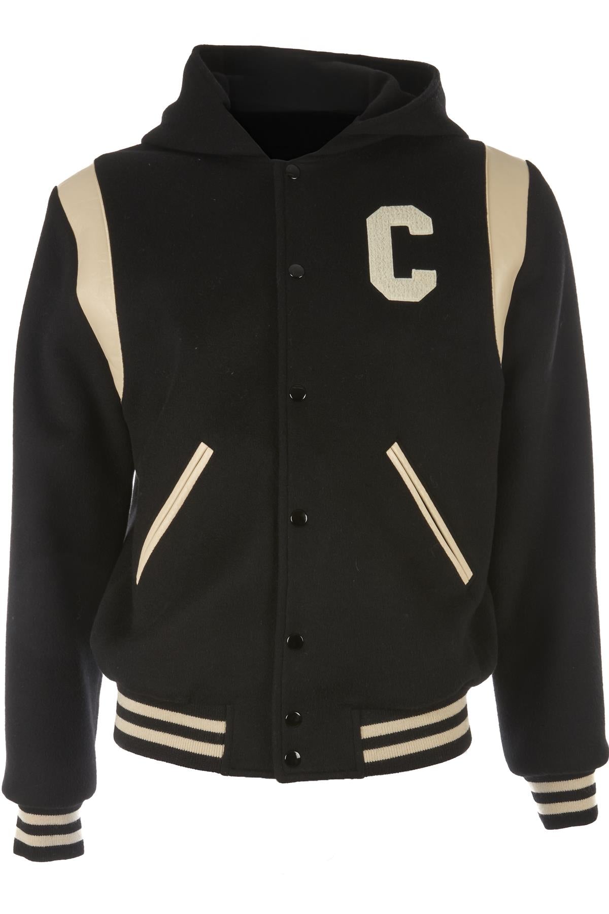 CELINE BLACK MEN'S CASHMERE JACKET IT 44