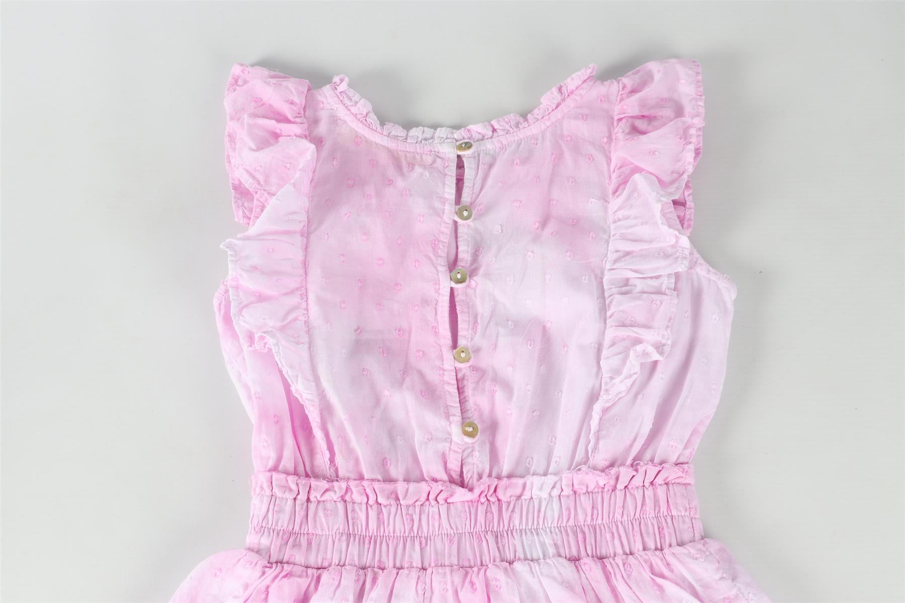 LOVESHACKFANCY PINK KIDS GIRLS COTTON DRESS 4-5 YEARS