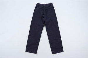 JESSE KAMM NAVY COTTON STRAIGHT LEG PANTS W26 UK 8