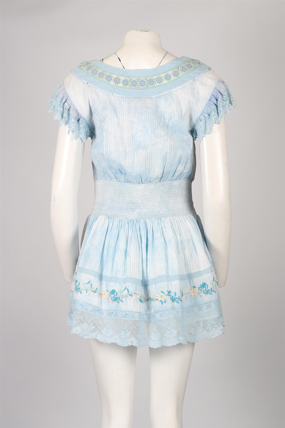LOVESHACKFANCY COTTON MINI DRESS MEDIUM