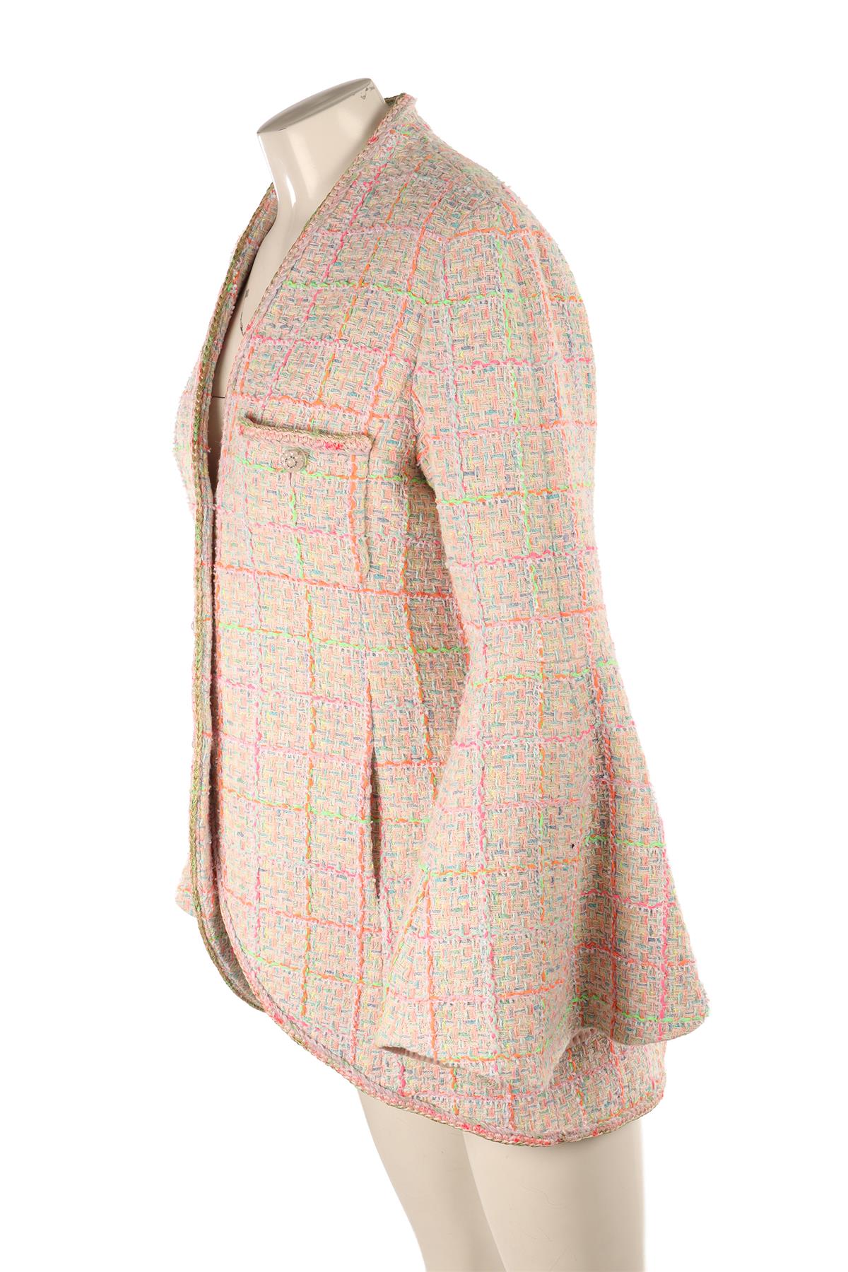 CHANEL MULTI 2024 TWEED JACKET FR 40 UK 12