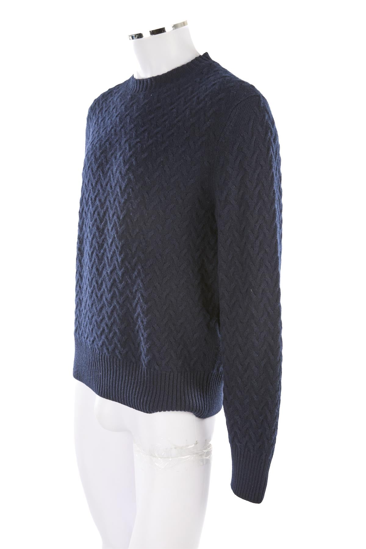 TOM FORD NAVY MEN'S CASHMERE SWEATER UK/US 42 FR 52 IT 52