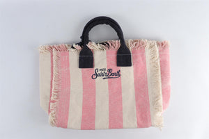 MC2 SAINT BARTH PINK CANVAS TOTE BAG