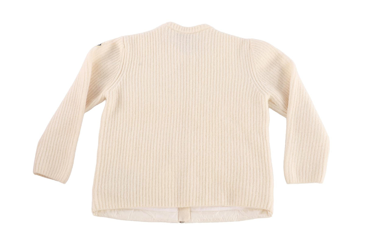 MONCLER IVORY KIDS GIRLS JACKET 2 YEARS