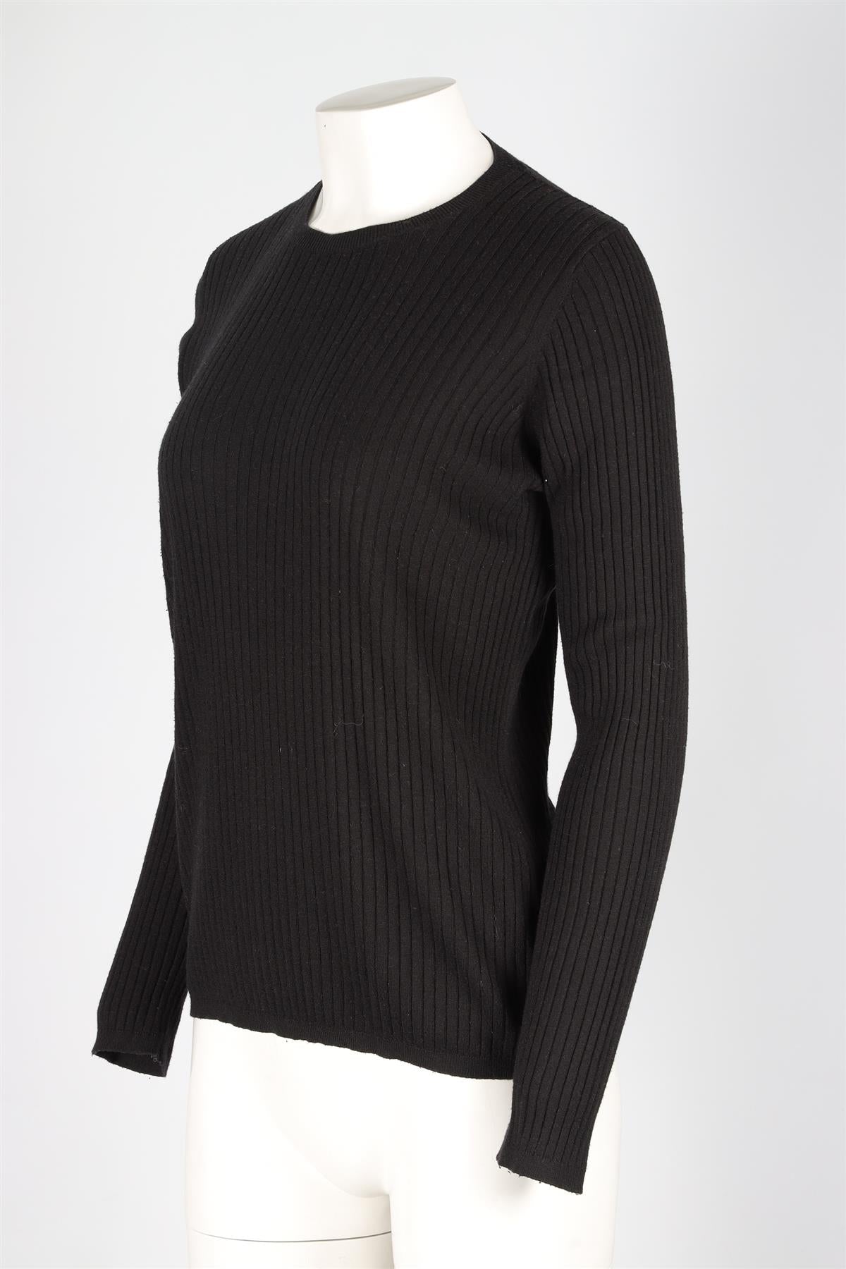 VINCE BLACK CASHMERE SWEATER LARGE