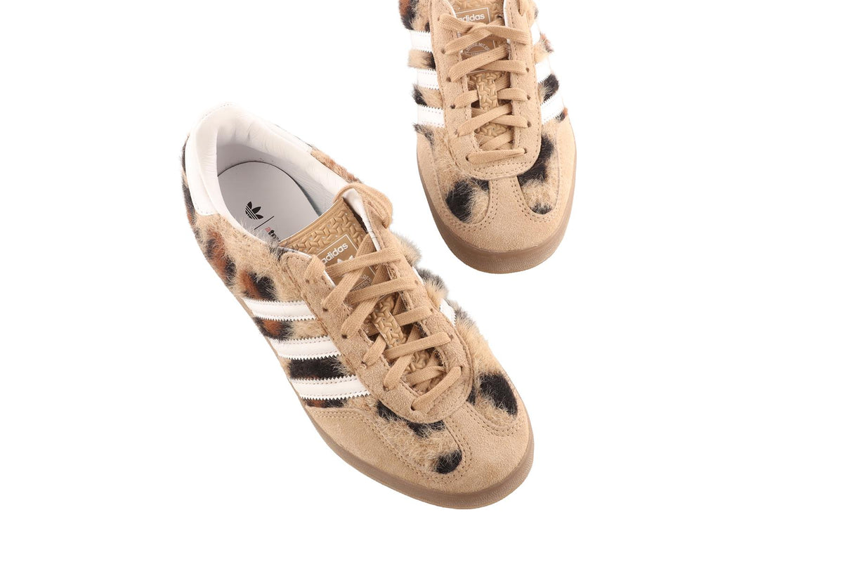 ADIDAS + ATMOS PINK BEIGE GAZELLE TRINITY LEOPARD/ WARM SANDSTONE SNEAKERS EU 38 2/3 UK 5.5 US 7