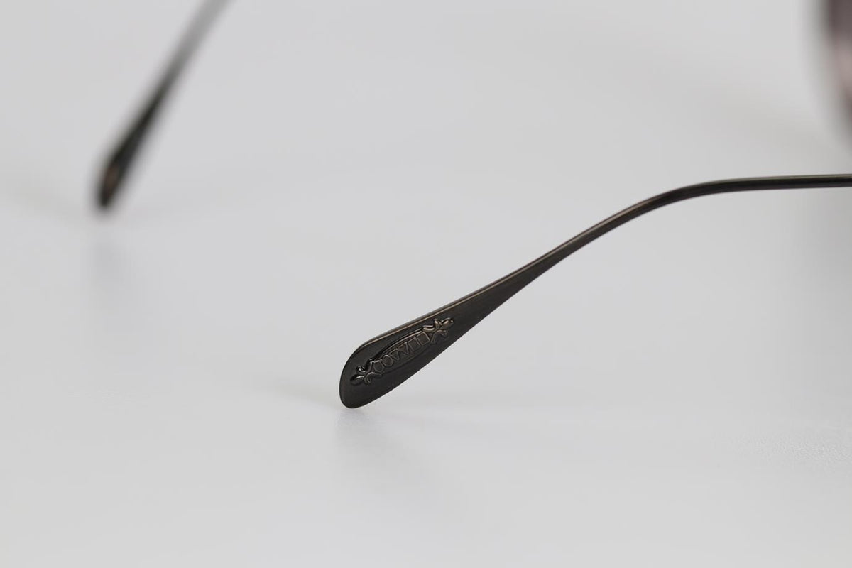 OLIVER PEOPLES SQUARE FRAME METAL SUNGLASSES