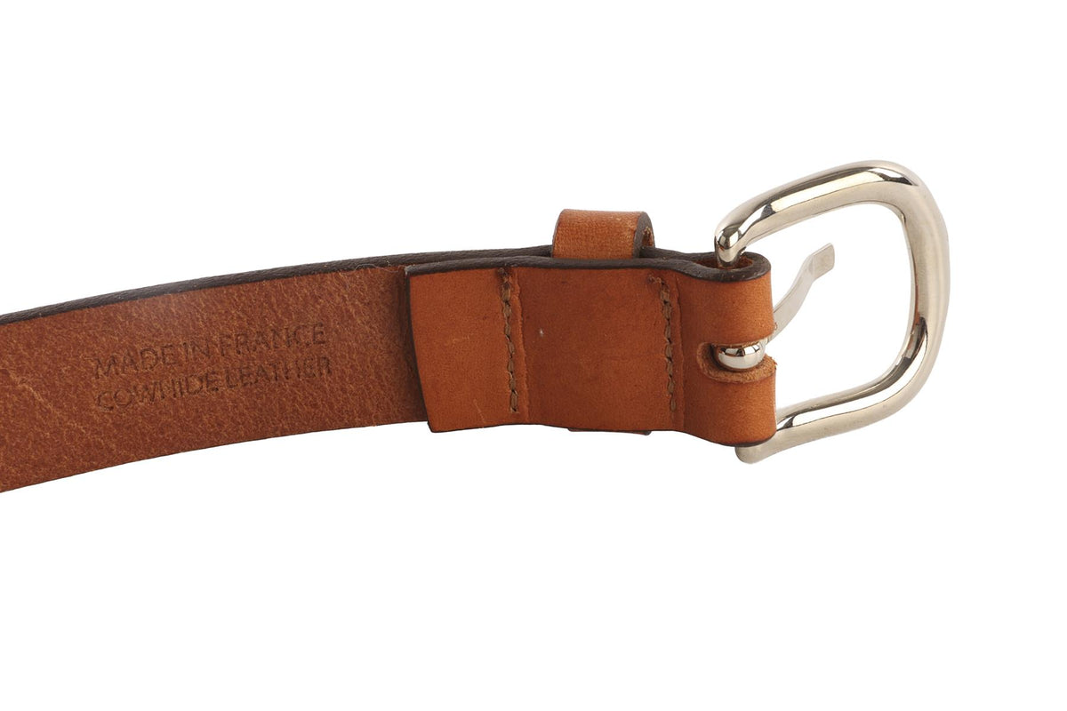 ISABEL MARANT BROWN LEATHER WAIST BELT MEDIUM