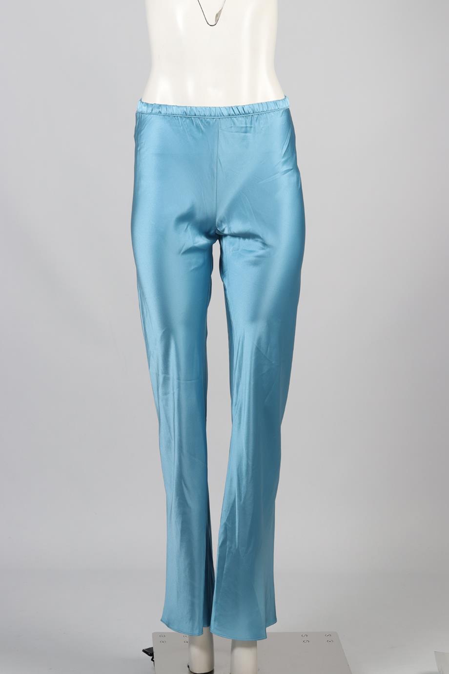 SILK LAUNDRY SILK FLARED PANTS XSMALL